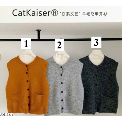 AM15814 ÁO GILE LEN BASIC CATKAISER
