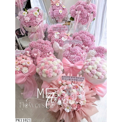 PK11821 SET 5 BÔNG HOA CẨM TÚ CẦU