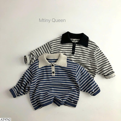AT9762 ÁO KẺ CHO BÉ TRAI HÃNG MTINY QUEEN