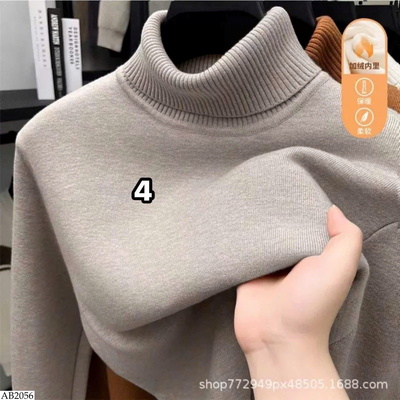 AB2056 ÁO LEN CAO CỔ LÓT LÔNG CHO NAM
