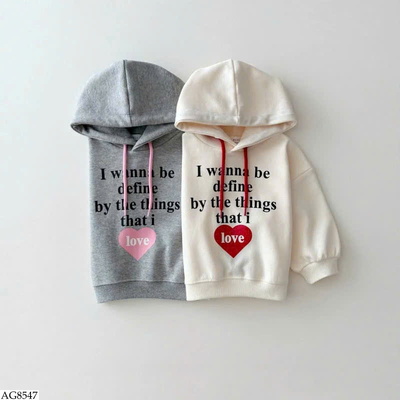 AG8547 ÁO HOODIE CHỮ CHO BÉ