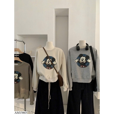 AM15865 ÁO NỈ MICKEY CHO NỮ