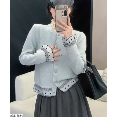 AM15884 ÁO LEN CỔ TRÒN CHO NỮ