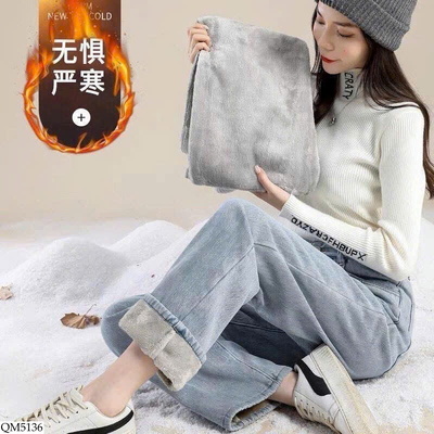 QM5136 QUẦN JEAN LÓT LÔNG CHO NỮ