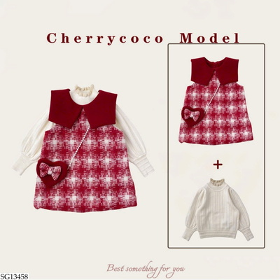 SG13458 SET VÁY BÉ GÁI HÃNG CHERRYCOCO