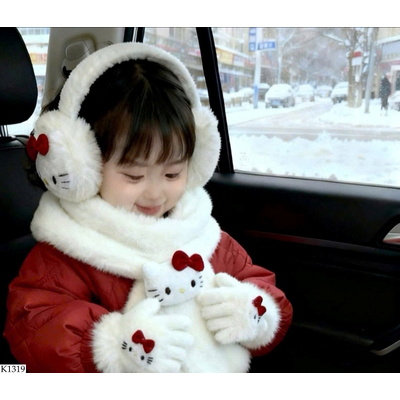 K1319 SET PHỤ KIỆN MÙA ĐÔNG MÈO KITTY