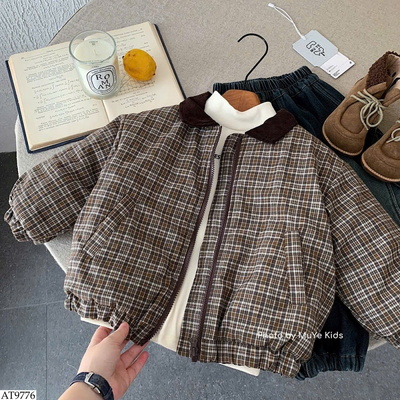AT9776 ÁO KHOÁC KẺ CHO BÉ