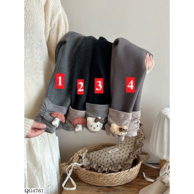QG4761 QUẦN LEGGING BO ỐNG BÉ GÁI