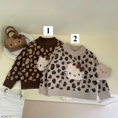 AG8570 ÁO LEN DA BEO HELLO KITTY BG