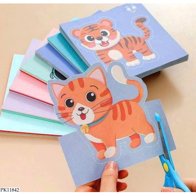 PK11842 COMBO 4 CUỐN CẮT DÁN CHO BÉ