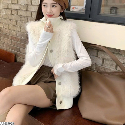 AM15928 ÁO GILE LEN LÔNG THỎ