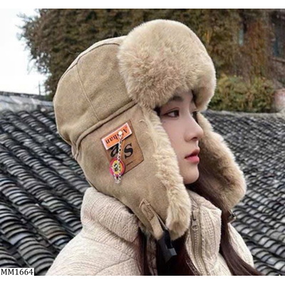 MM1664 MŨ LÔNG KHOÁ CÀI GIỮ ẤM CỰC XINH