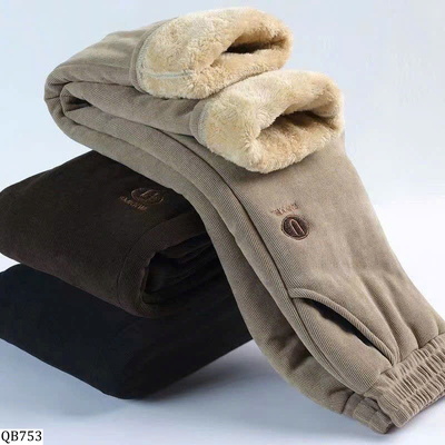 QB753 QUẦN NỈ NAM LÓT LÔNG