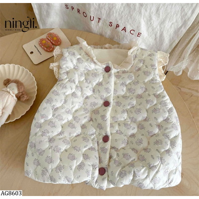 AG8603 ÁO GILE HOA NHÍ NINGLI