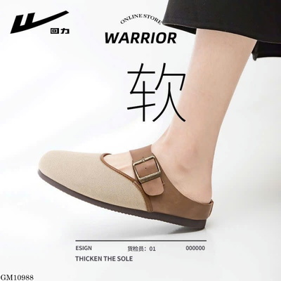 GM10988 DÉP MULE WARRIOR PHỐI KHÓA KIM LOẠI