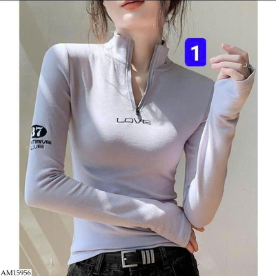 AM15956 ÁO GIỮ NHIỆT CỔ ZIP PHONG CÁCH HQ