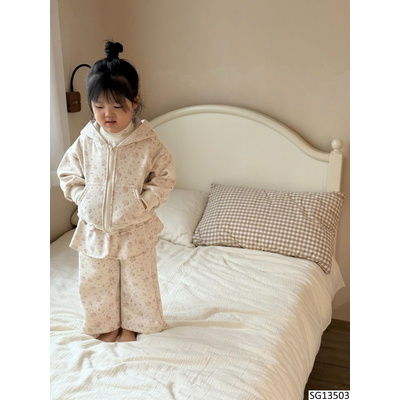 SG13503 BỘ NỈ HOA CHO BÉ