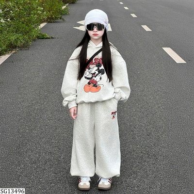 SG13496  SET NỈ HOODIE MICKEY