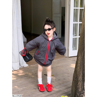 SG13520 SET ÁO KHOÁC PHAO MIX CHÂN VÁY
