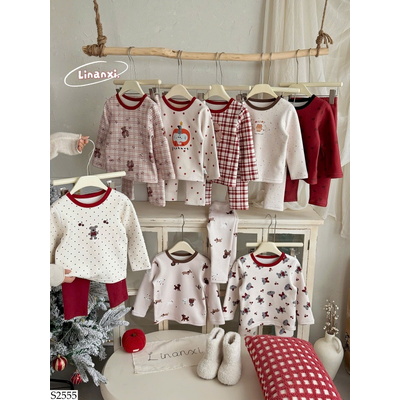 S2555 BỘ NGỦ HỌA TIẾT CUTE LINANXI 