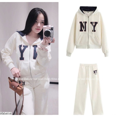 SM4016 BỘ NỈ CÓ MŨ NY KASLEAD