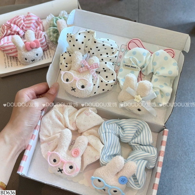 BD636 SET 6 DÂY BUỘC TÓC THỎ CUTE