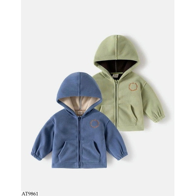 AT9861 ÁO KHOÁC LÔNG CỪU CÓ MŨ CHO BÉ WELLKIDS