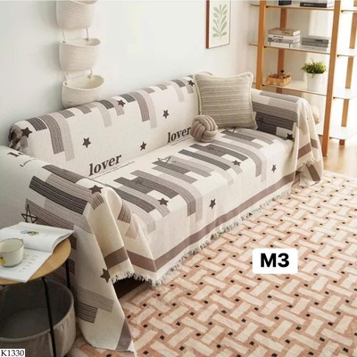 K1330 KHĂN PHỦ SOFA HOA VĂN