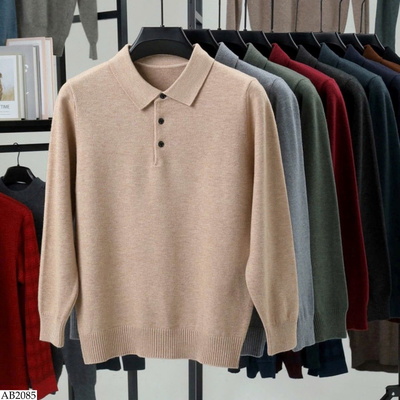 AB2085 ÁO POLO LEN DÀI TAY NAM
