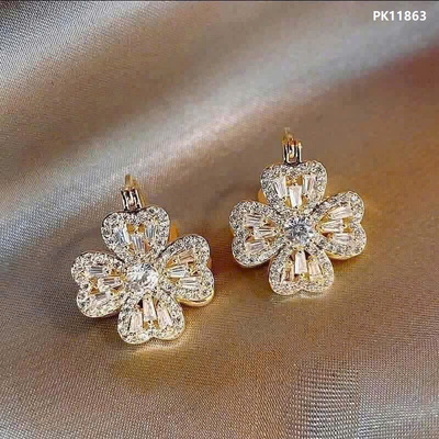 PK11863 Hoa tai cỏ bốn lá hãng Golicc