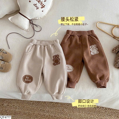 QT4777 QUẦN NỈ GẤU LÓT LÔNG