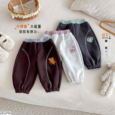 QG4796 QUẦN NỈ LÓT LÔNG HỌA TIẾT CUTE