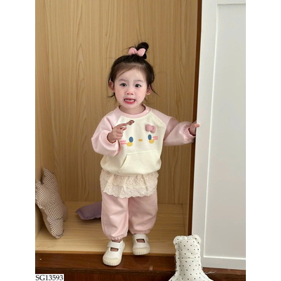 SG13593 BỘ NỈ MÈO KITTY BG