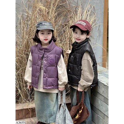 A3655 ÁO GILE PHAO VINTAGE CHO BÉ