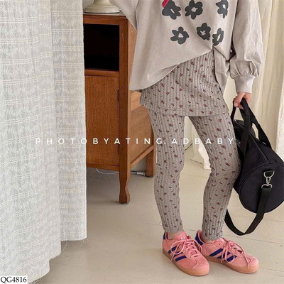 QG4816 QUẦN LEGGING HOA NHÍ ADBABY