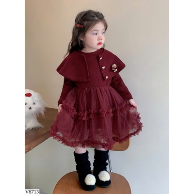 V8713 VÁY CÔNG CHÚA CHO BÉ GÁI