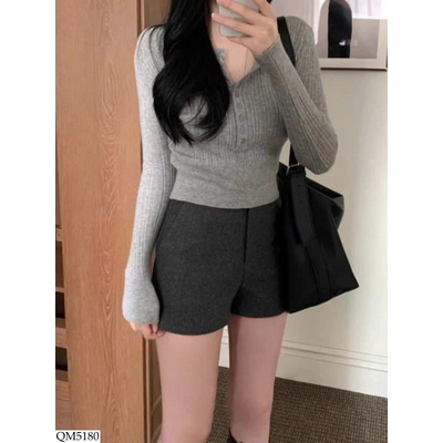 QM5180 QUẦN SHORT LƯNG CAO CHO NỮ 