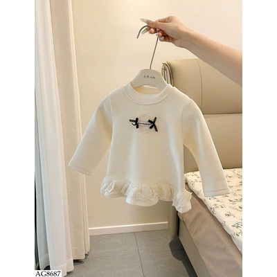 AG8687 ÁO GIỮ NHIỆT ĐÍNH NƠ BG