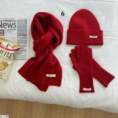 M4552 - K1339 SET 3 MÓN MŨ KHĂN GĂNG TAY  