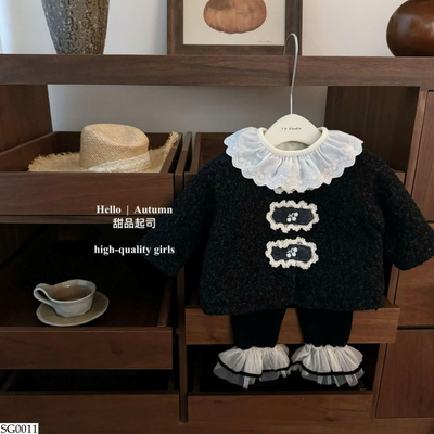 SG0011 SET ÁO LEN MIX QUẦN GẤU BÈO BG
