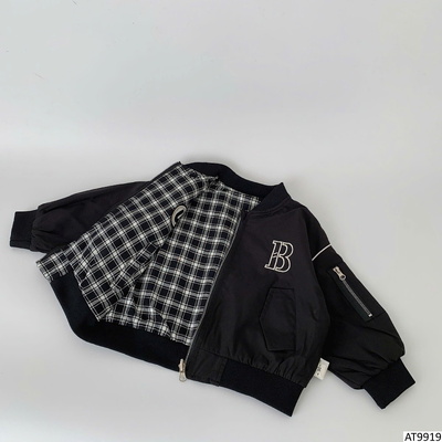 AT9919 ÁO KHOÁC BOMBER 2 MẶT CHO BÉ