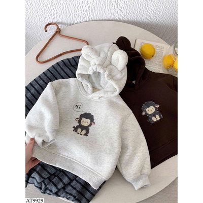 AT9929 ÁO HOODIE CỪU MŨ TAI GẤU