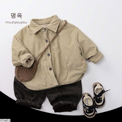 ST6851 SET ÁO KHOÁC MIX QUẦN JEAN MUZIYOUYOU