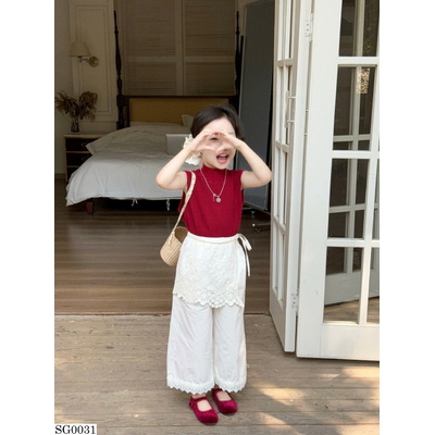 SG0031 ÁO MONTOGHI ĐỎ CHO BÉ 
