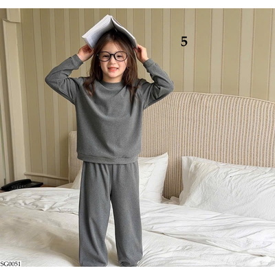 SG0051 BỘ NỈ BÉ GÁI HÃNG AMBB