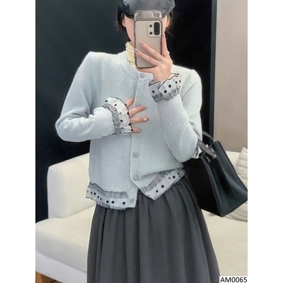 AM0065 ÁO LEN CỔ TRÒN CHO NỮ ANNA