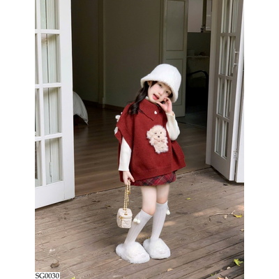 SG0030 SET VÁY HÌNH CÚN 3 CHI TIẾT