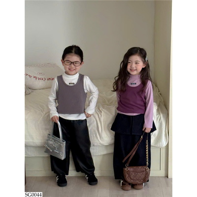 SG0044 SET ÁO GILE MIX ÁO DÀI TAY BG