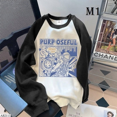 AB2111 ÁO SWEATER HÌNH PHI HÀNH GIA