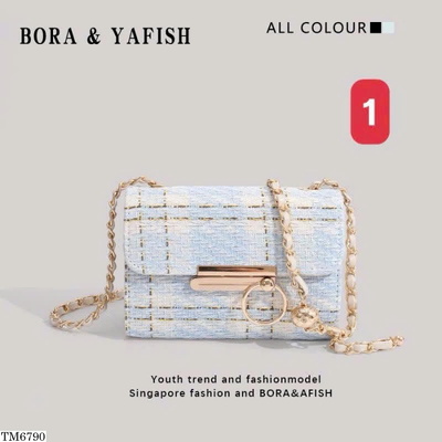 TM6790 TÚI XÁCH KẺ CARO BORA & YAFISH